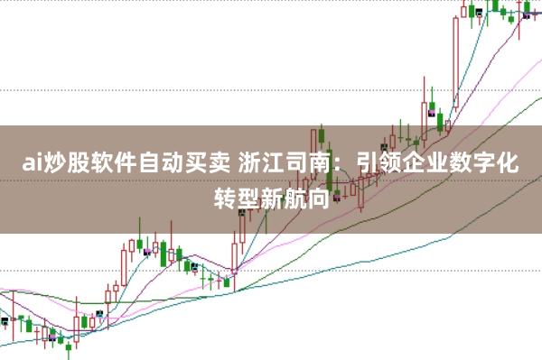 ai炒股软件自动买卖 浙江司南：引领企业数字化转型新航向