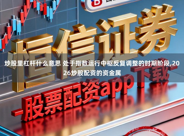 炒股里杠杆什么意思 处于指数运行中枢反复调整的时期阶段，2026炒股配资的资金属
